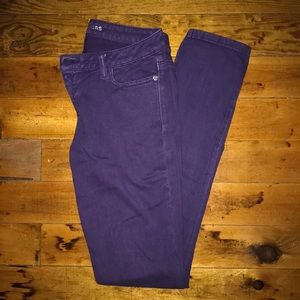 Michael Kors purple skinny jeans